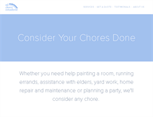 Tablet Screenshot of allchoresconsidered.com
